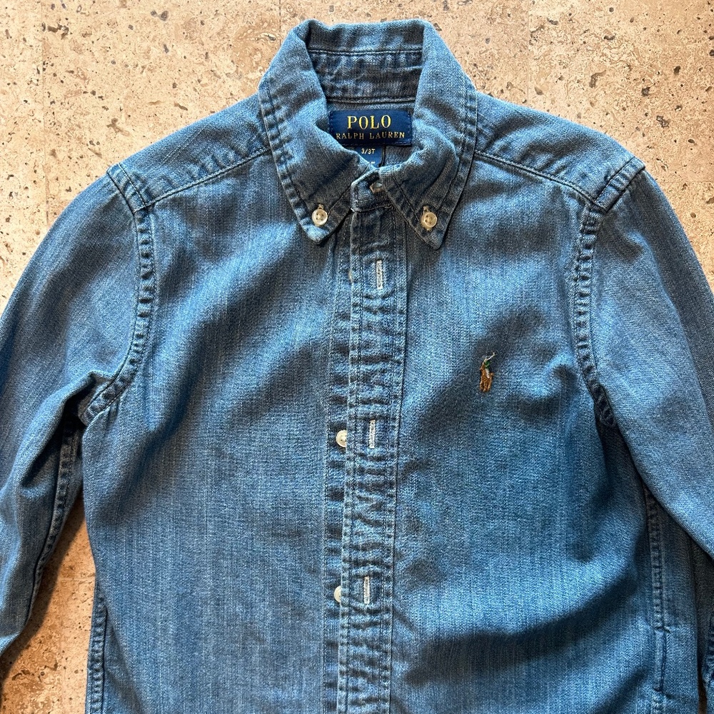 Shirt Toddler Baby Denim Polo Ralph Lauren
